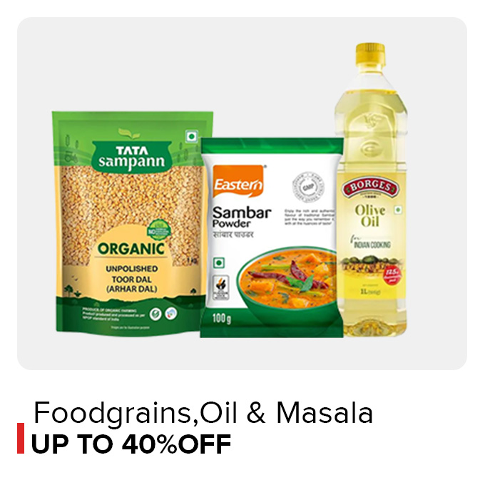 Foodgrains, oils and masala